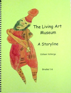 An Image of the cover of the Living Art Museum Storyline Resource Book
