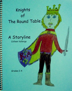 An image of the cover of The Knights Of The Round Table Storyline Resource Book.