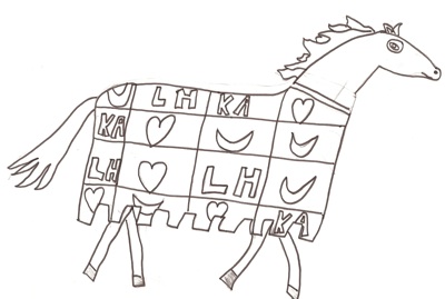 A horse from The Knights Of The Round Table Storyline